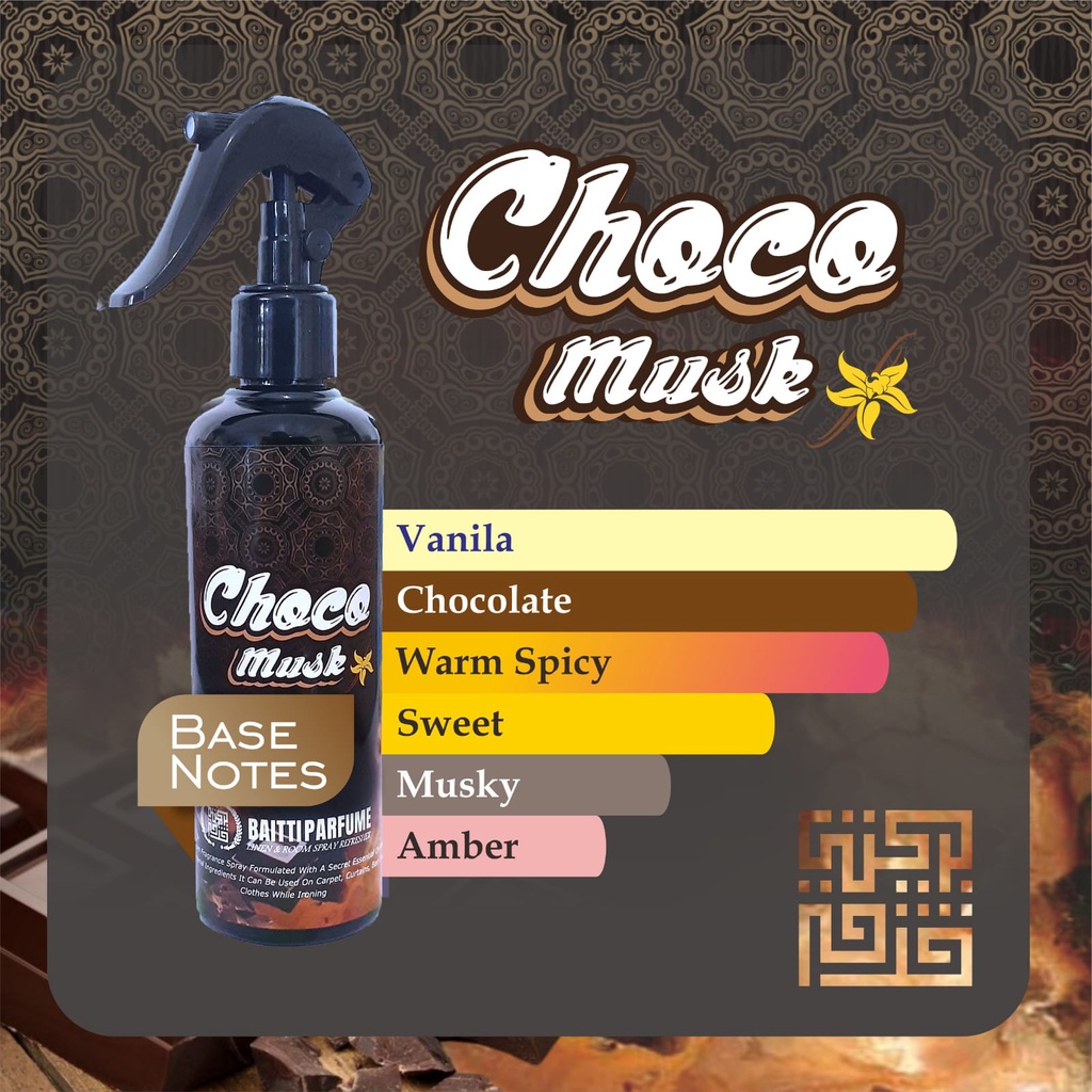 Diskon Pengharum Ruangan Baitti Parfum Aroma Choco musk 250 ml Non Alkohol