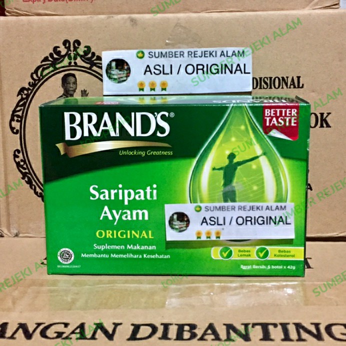 

Brand Saripati Ayam Original Isi 6 X 42Gram