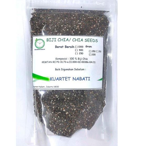 

Harga Kompetitif 250gr Organic Black Chia Seeds - Biji Chia Hitam Organik - USDA Certified Organic