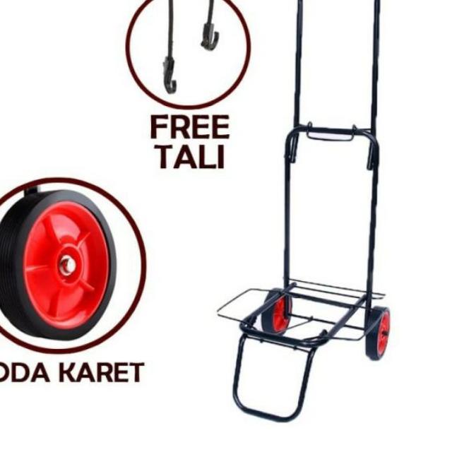➶ TROLLEY BESI TROLI LIPAT BESI GALON TABUNG GAS ✱