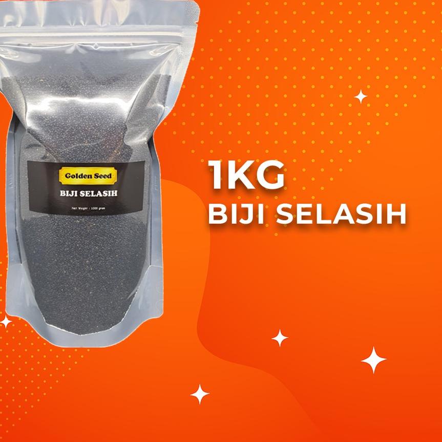 

☉ BIJI SELASIH 1000 GR - BASIL SEED 1 KG - SELASIH SUPER 1000GR ☼