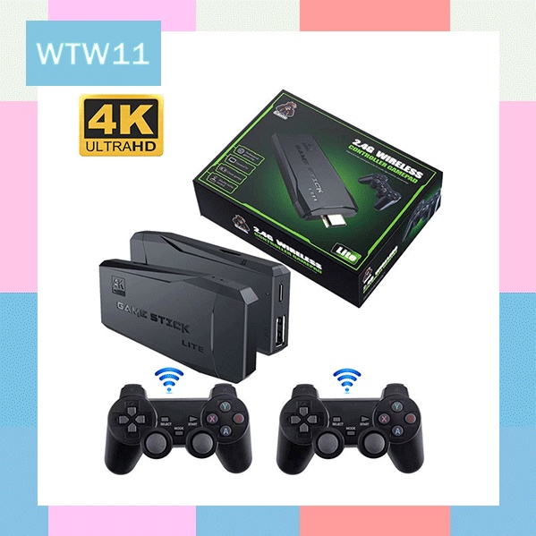 STOCK READY M8 Video Game box Console 2.4G Stick 4K 5000games 64GB Retro Para PS1/GBA permainan Stok yang cukup