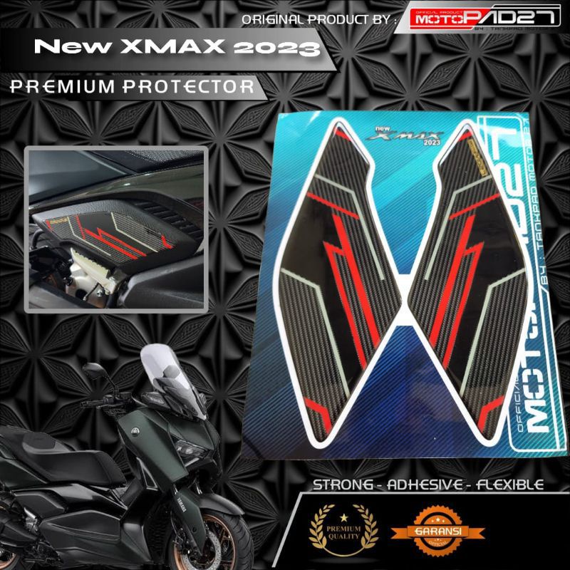 Stiker Resin Footstep Yamaha Xmax New Sticker Timbul Premium Cover Pijakan Kaki Yamaha Xmax New 2023