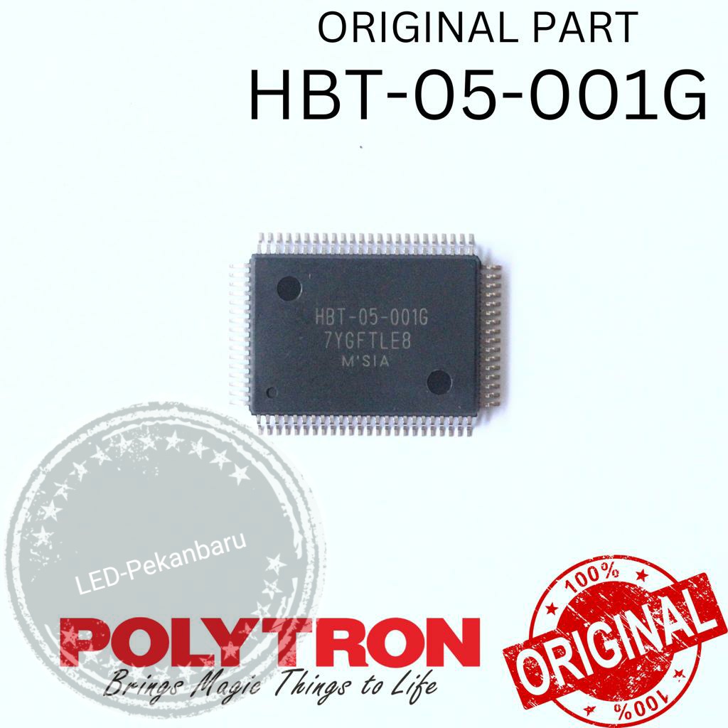 ORIGINAL HBT-05-001G HBT 05 001 G 01G IC PROGRAM TV POLYTRON ORI ASLI