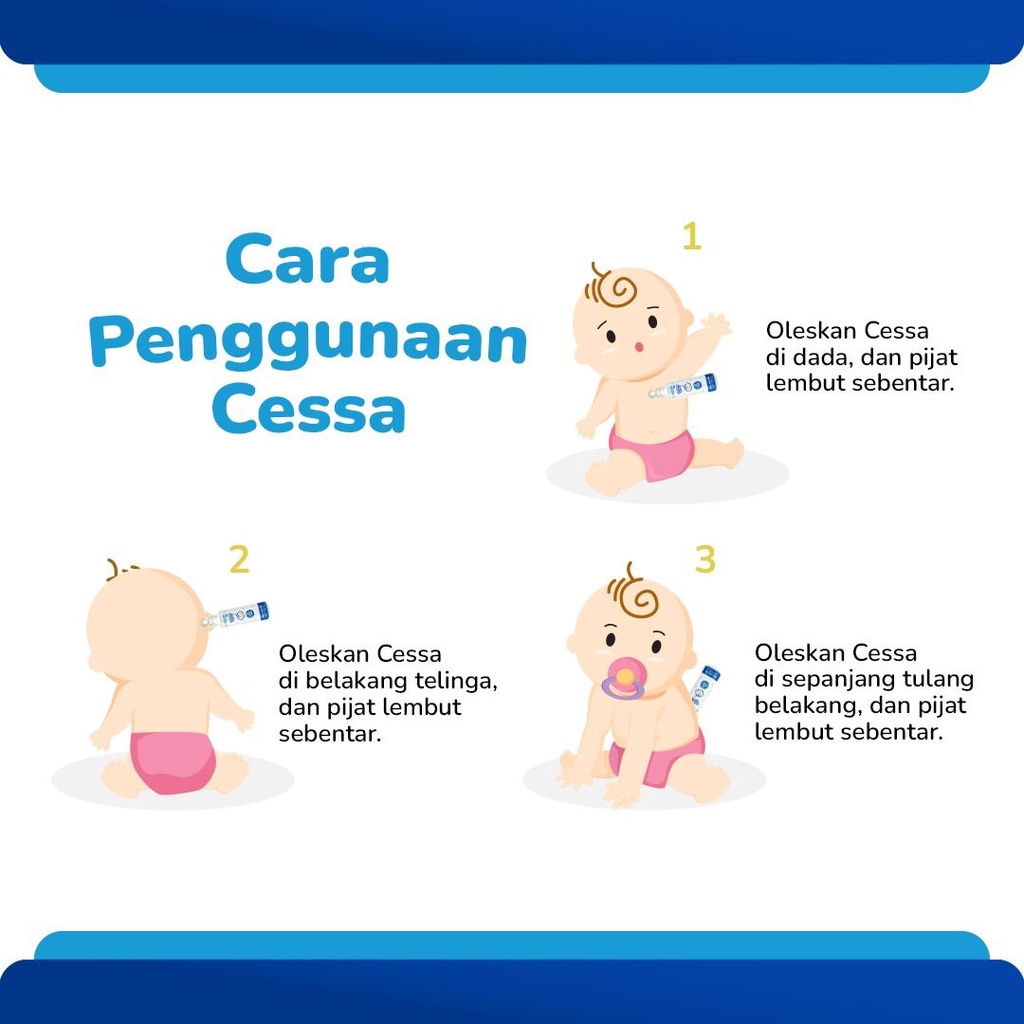 CESSA BABY ESSENTIAL OIL (0-3 TAHUN) 8ML / PEREDA BATUK &amp; PILEK BAYI