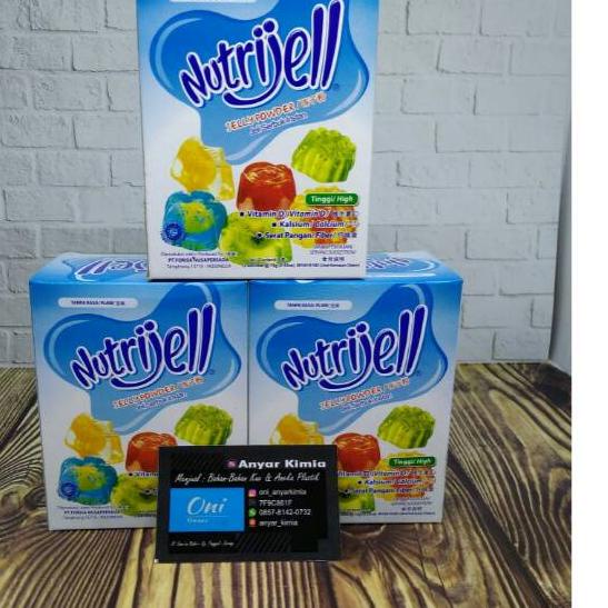 

♟ Nutrijell Plain kemasan 1 kotak @12 saset ❇