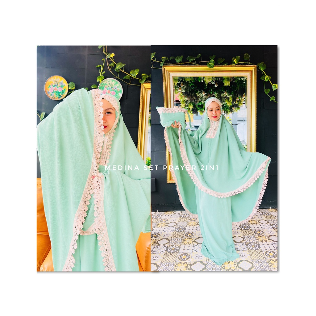 Ameena Prayer Set 2in1 Mukena Traveling Elegant