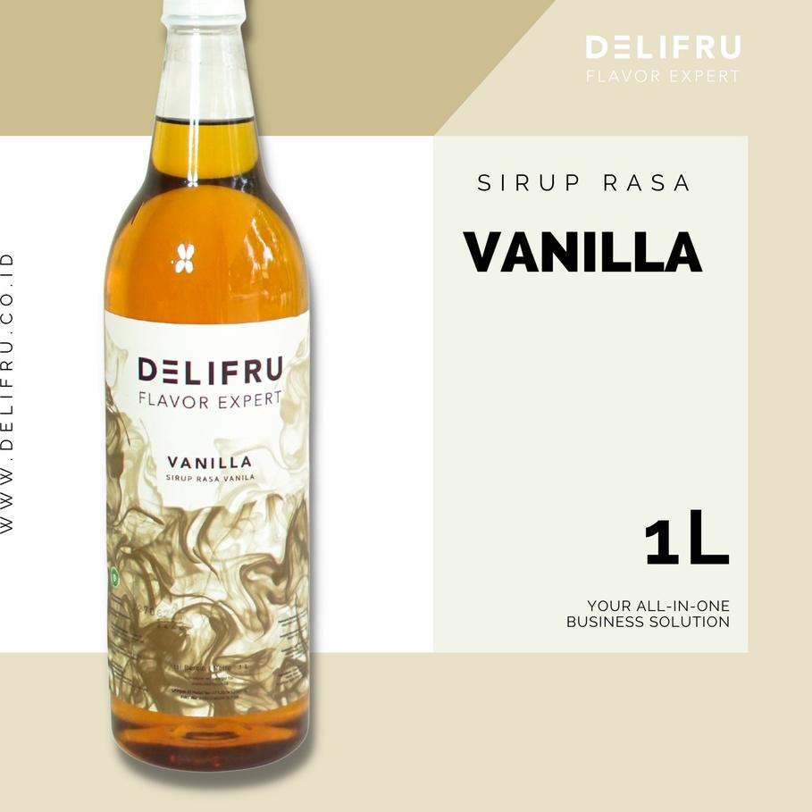 

♠ Syrup Vanilla Delifru 1 Liter - Sirup Vanilla Premium ✳