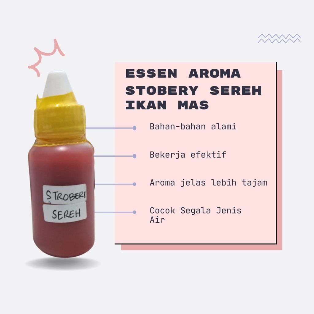 Essen Ikan Mas, Essen Aroma Stobery Sereh, Essen Stobery, Essen Pancing, Essen Gacor, Essen Umpan Ik