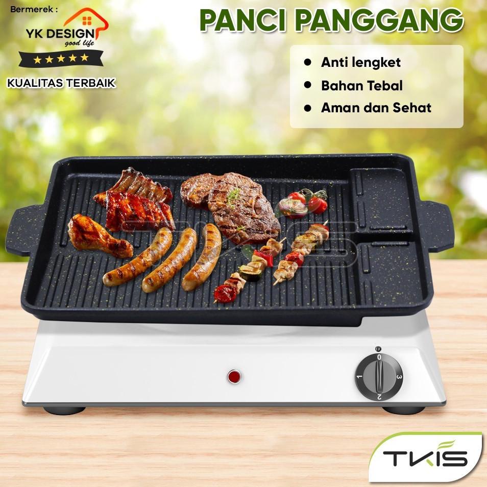 STOK TERBATAS Alat Pemanggang Yakiniku Grill Pan Barberque Grill Pan BBQ Non-stick YK DESN YK-817