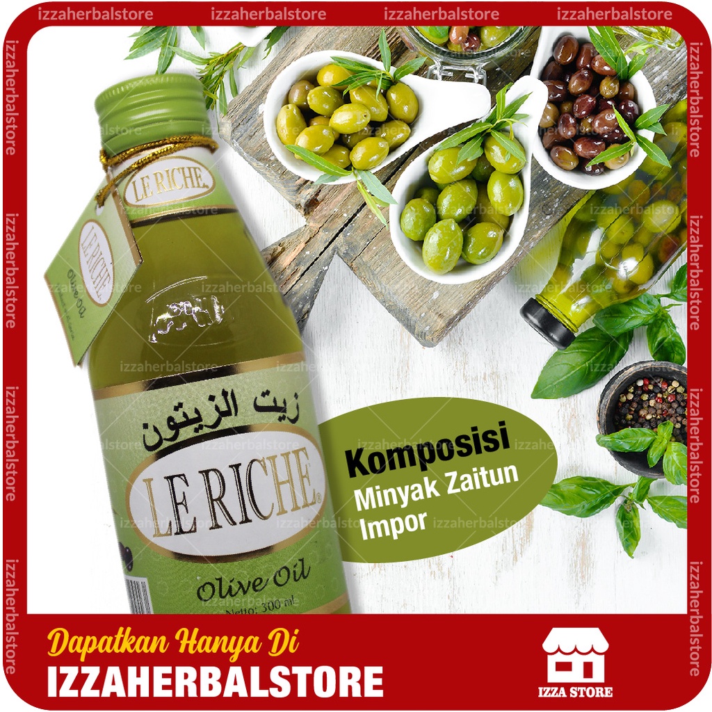 LE RICHE 300 ml Minyak Zaitun Olive Oil Asli Original Impor Izin Resmi BPOM Leriche Le Richi
