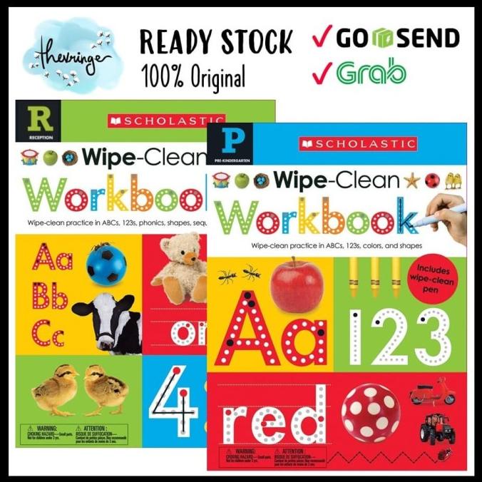 

Scholastic Early Learners: Wipe Clean Workbook : Pre-K / Kindergarten