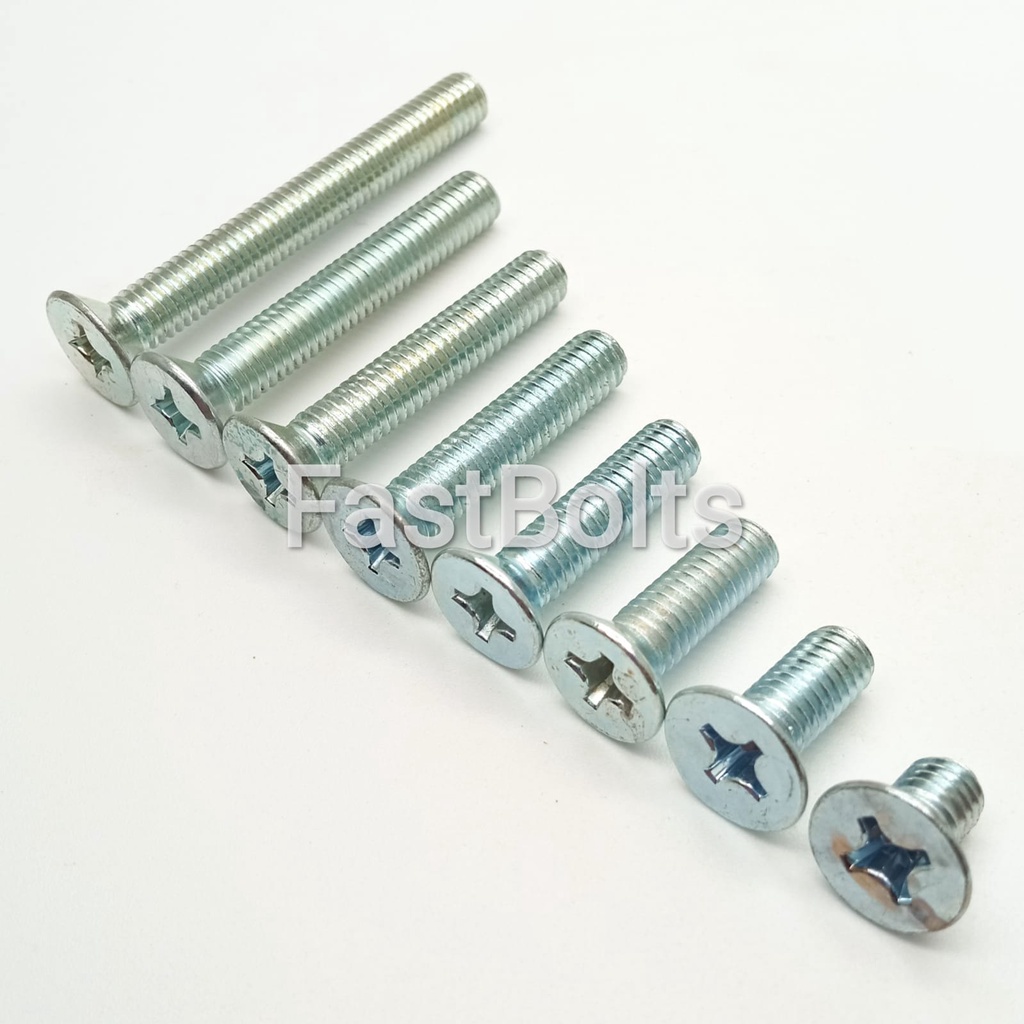 Baut JF 6 x 15 / Baut JF M6 / Baut Obeng Plus Kunci 15