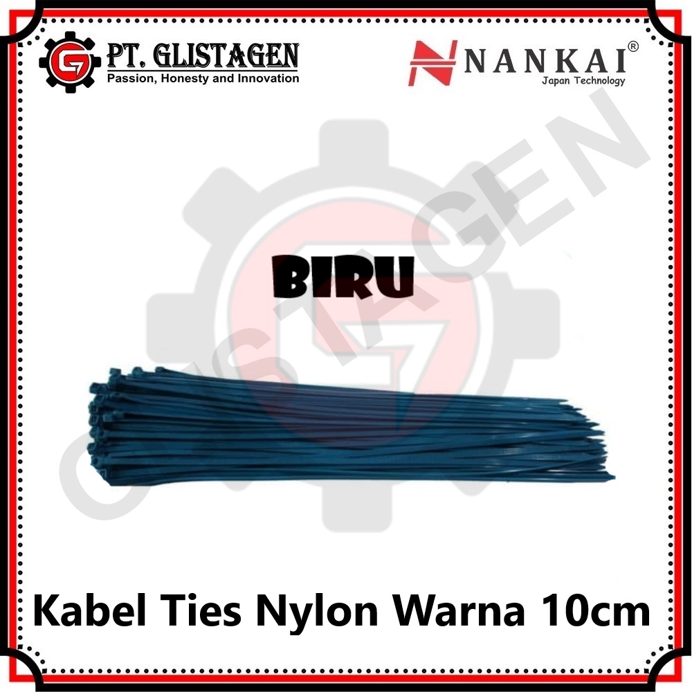 Kabel Ties Tis tali sabuk 10cm 2.2x100 100mm isi 100pc / kabel ties warna / kabel ties