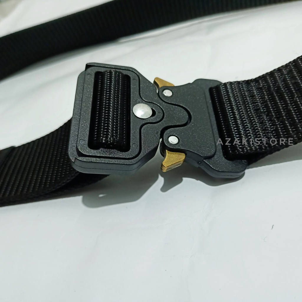 ikat pinggang pria canvas model buckle terbaru