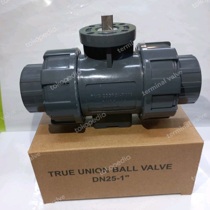 Terlaris Ball Valve Pvc Mounting 1"/Mountingpad Ball Valve Pvc 1"/Ball Pvc 1"