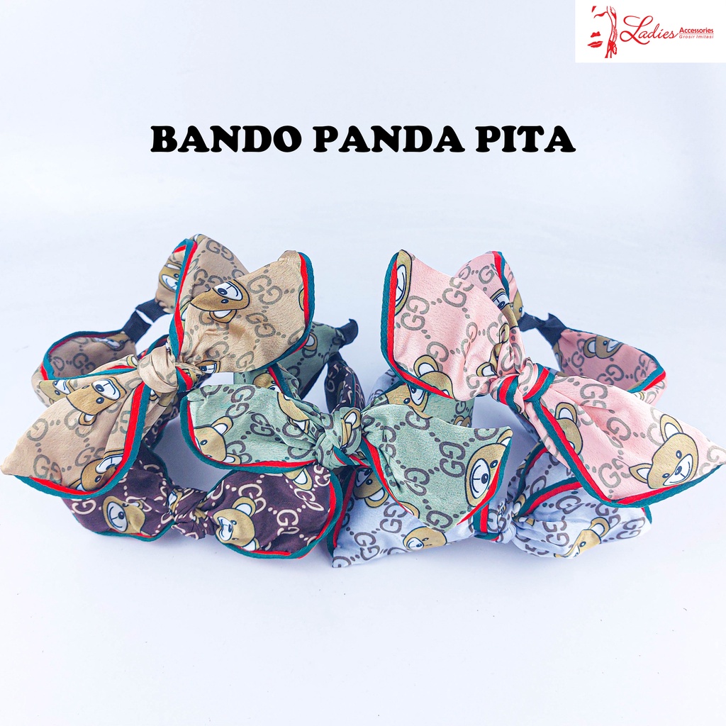 Bando Dewasa Import Motif Karakter Beruang Pita ( AA03 )