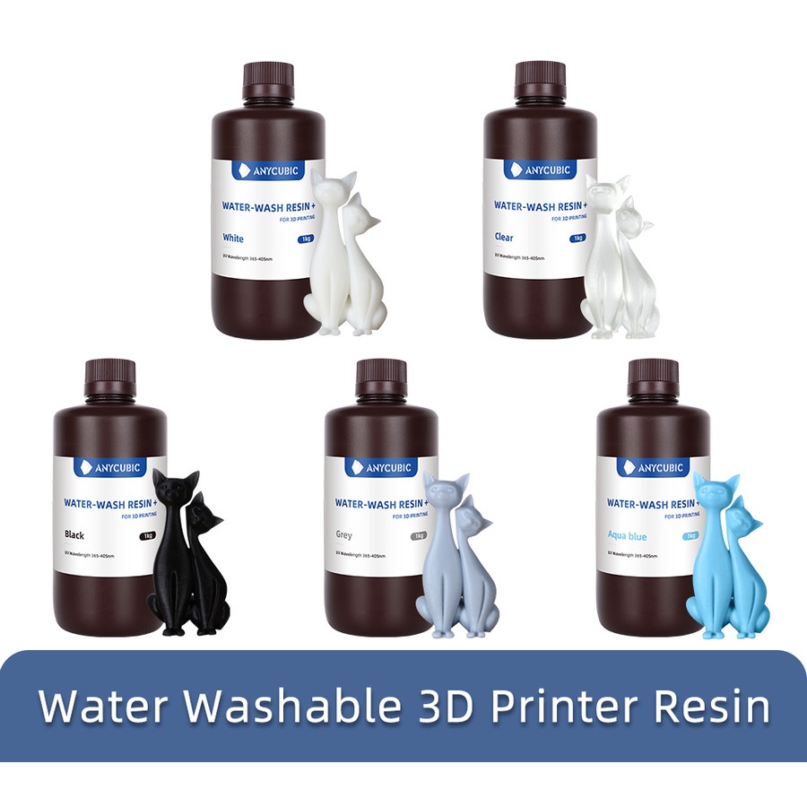 Anycubic Resin Water Washable Plus Resin 3D Printer 1 KG