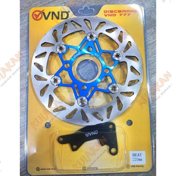Sale Disc Brake Piringan Vnd 220 Mm Beat Vario Scoopy Model Psm + Braket Terlaris