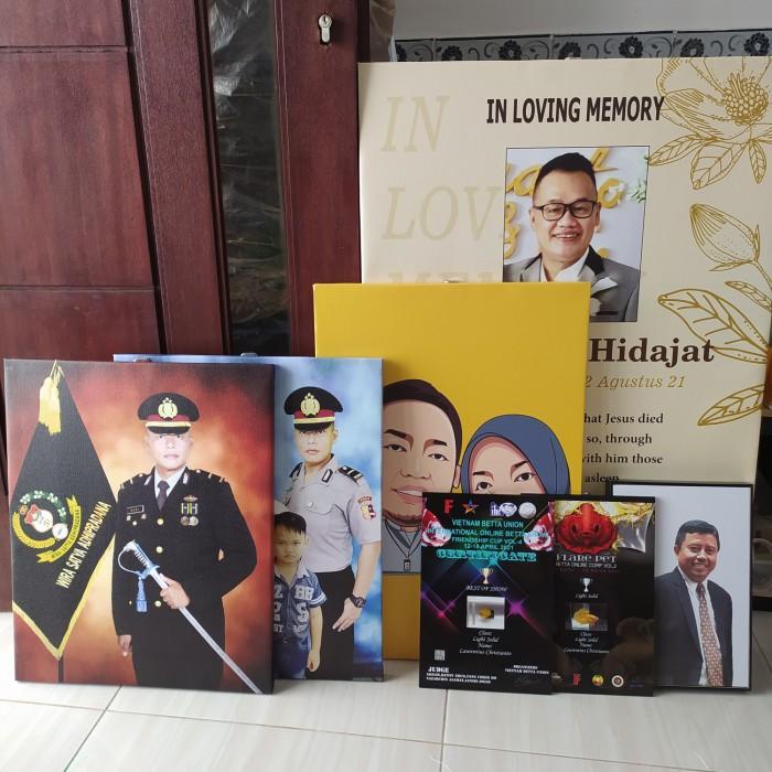 Cetak Foto Canvas / Kanvas 40 X 60 + bingkai spanram