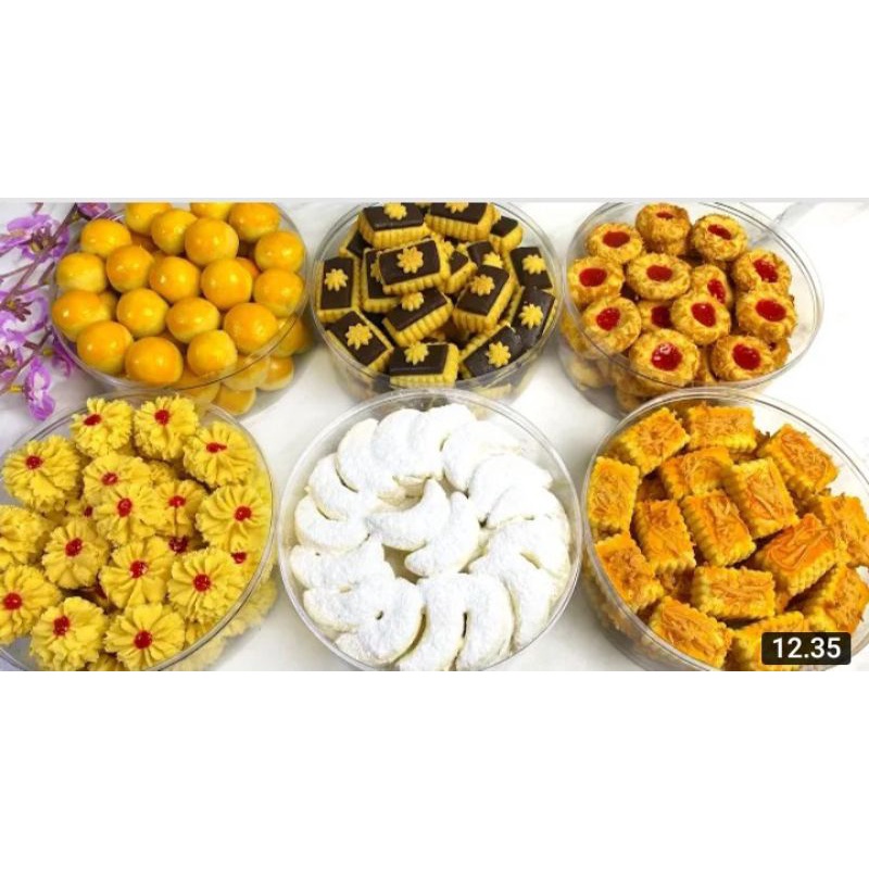 

kue kering lebaran 100k 3 toples 500gram