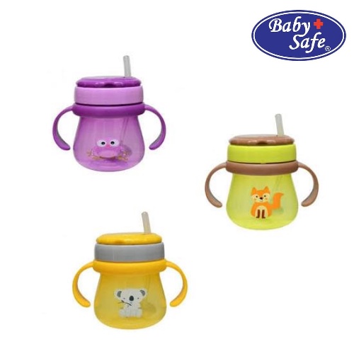 Babysafe Training Cup With Straw 250ML JP019