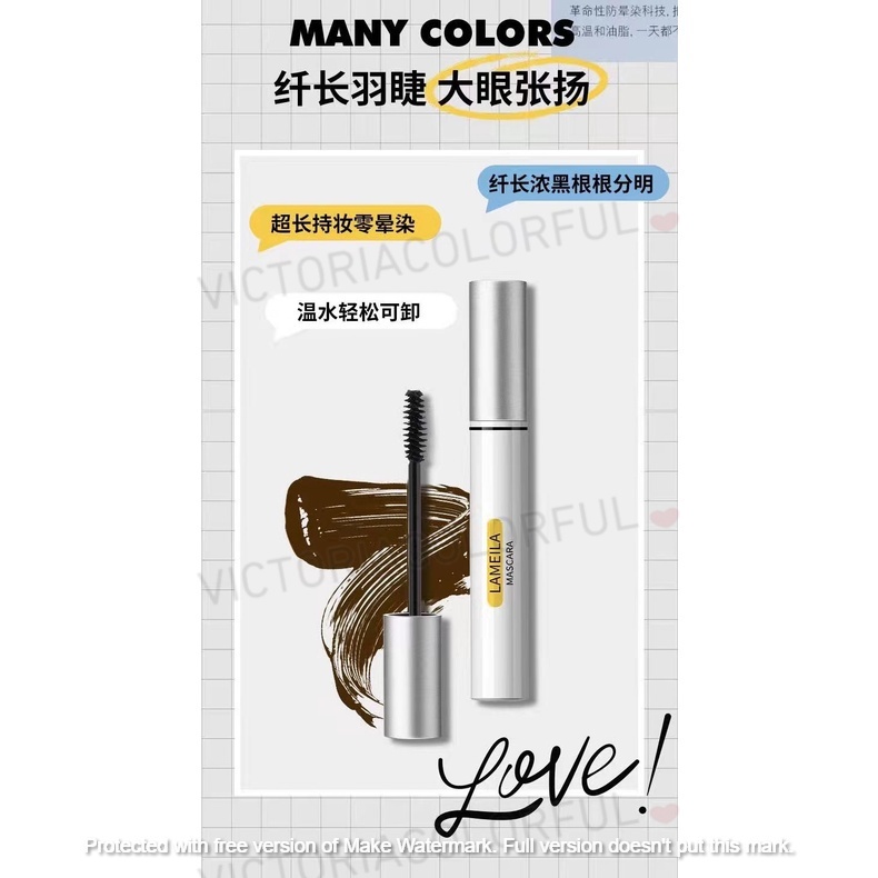 LaMeila Mascara New All Day Long Two Colors