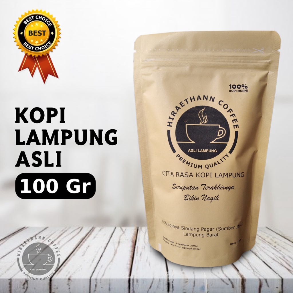 

Kopi Robusta Lampung Roasted Beans (Biji Sangrai) 100gr