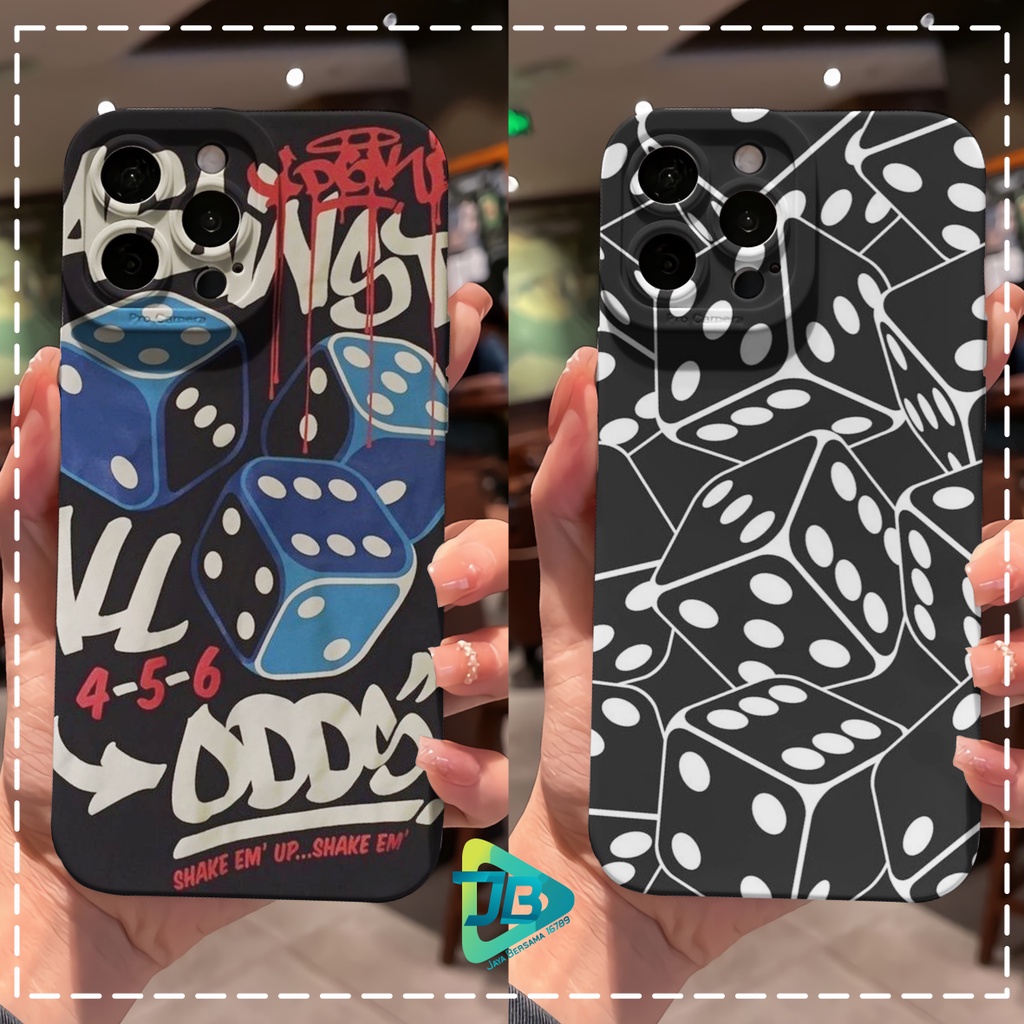 CUSTOM CASE SOFTCASE SILIKON PROCAMERA DADU CUSTOM IPHONE 6 6S 7 7+ 8 8+ X XS MAX 11 12 13 14 PRO MAX JB7504