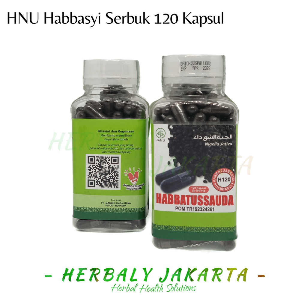 HABBASYI SERBUK 120 KAPSUL ASLI HABBATUSSAUDA