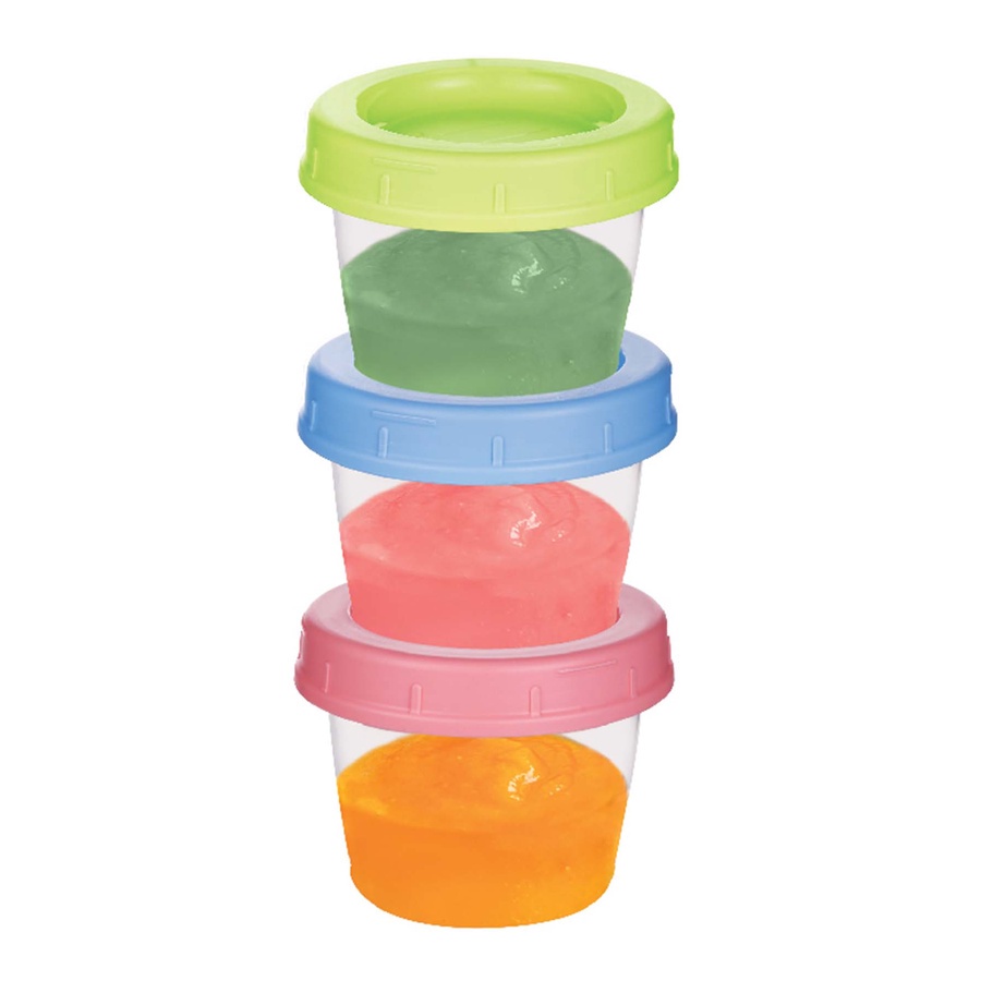 Baby Safe Food Container FC04A FC005 Wadah Tempat Simpan MPASI Bayi ASI bayi Kedap STERIL 120ml 240ml