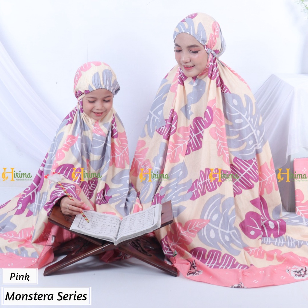 Hicloth Hirima Mukena Pastel Motif Anak Dewasa Adem Rayon