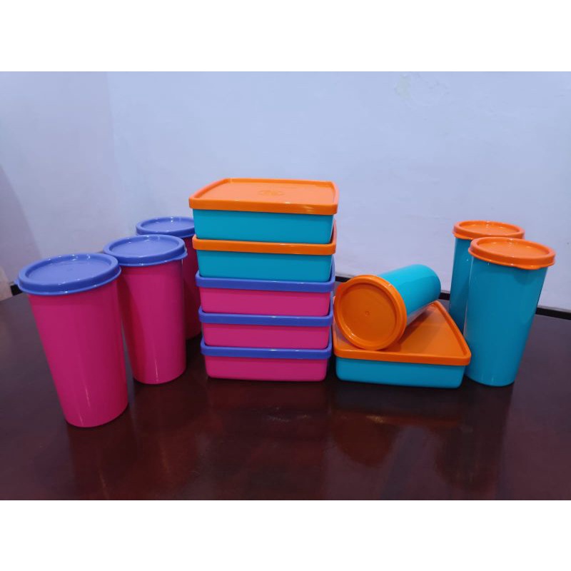 Bekal Tanpa Sekat ( Large Square Away) 660 ml Original Tupperware