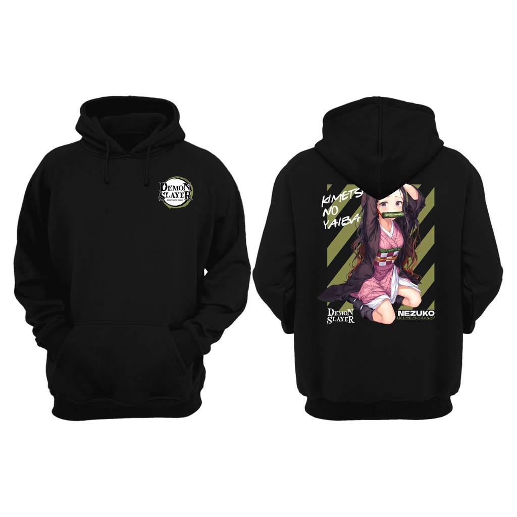Hoodie Nezuko Demon slayer Anime Manga Sweater Hoodie Premium