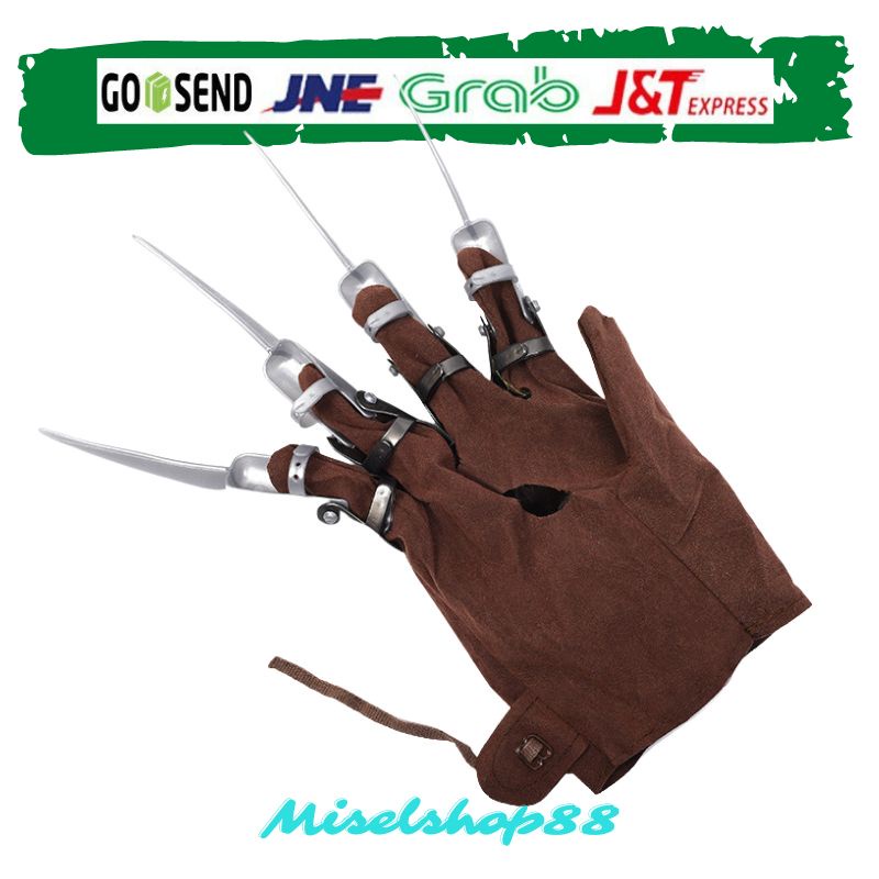 Sarung tangan cakar pisau claws freddy krueger jason gloves