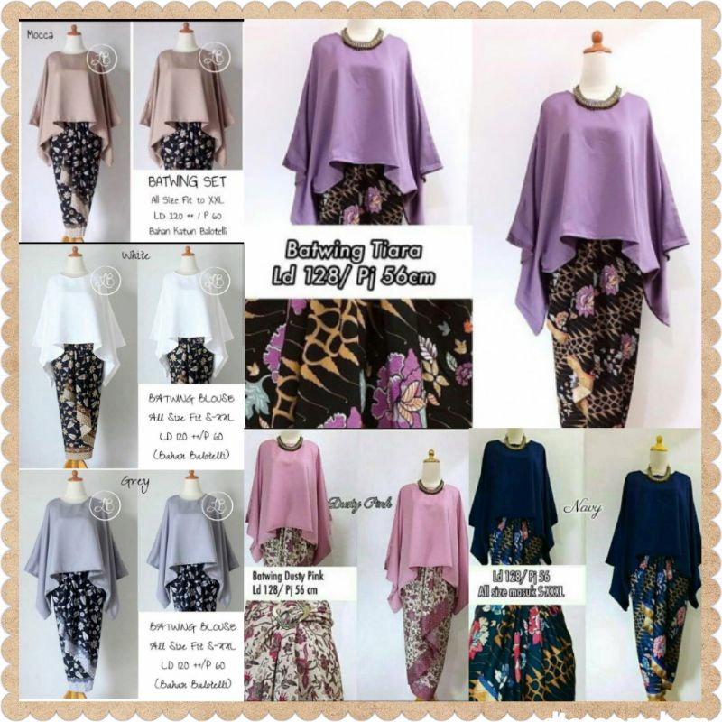 COD SETELAN KEBAYA BATWING JUMBO Bridesmaids pager ayu