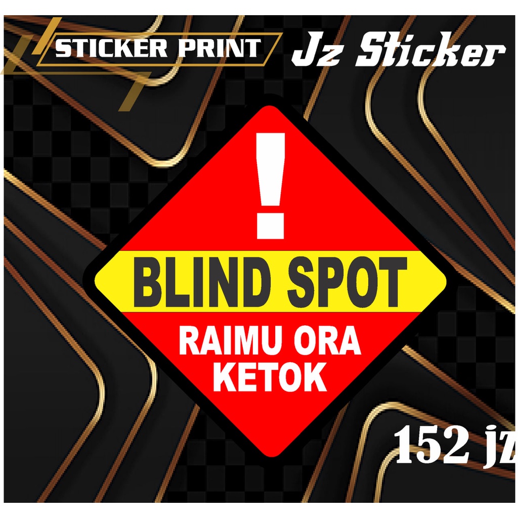 STICKER PRINT BLIND TRUCK/MOBIL STIKER KEREN
