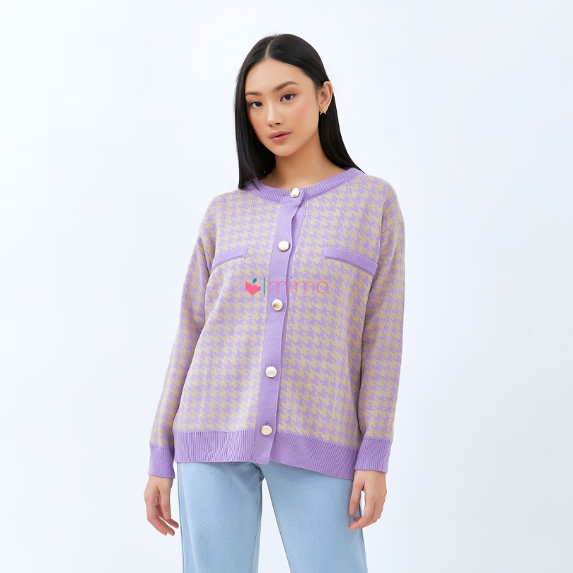 Mimo Houndstooth Sweater