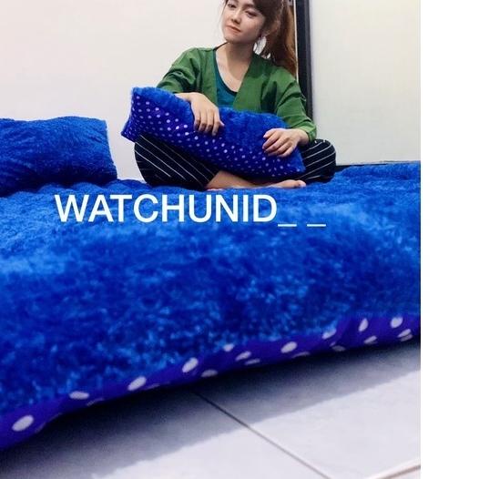 ❋ Surpet kasur Bulu | Karpet bulu empuk Free 2 bantal Real Pict Original ➪