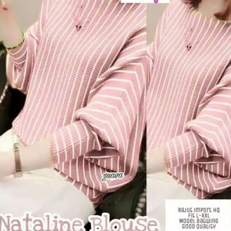 Best Seller - Lasperal Salur Rajut Batwing Premium Jumbo Ld 120 / Atasan Rajut Wanita / Baju Rajut W