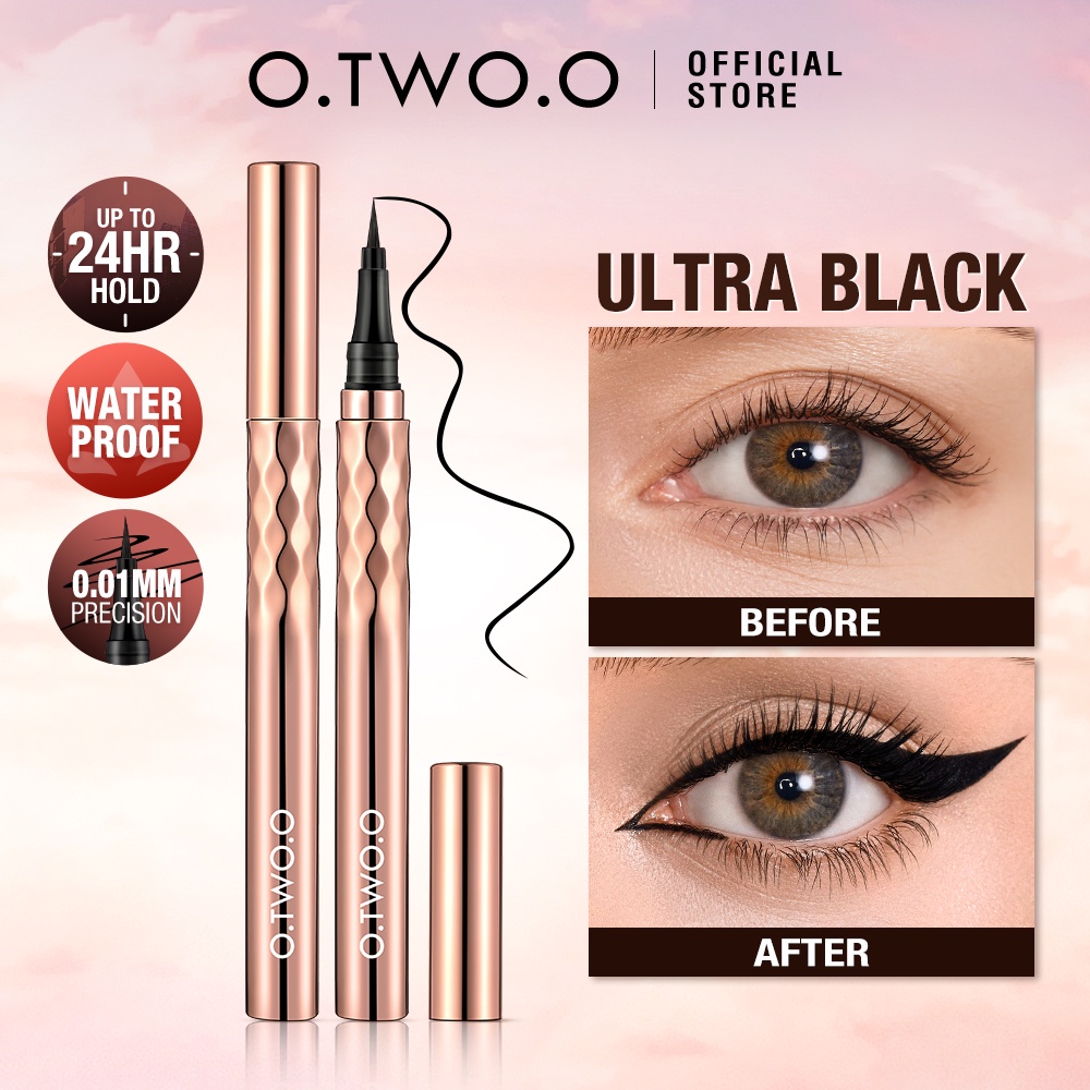 O. TWO. O Eyeliner Waterproof Stamp Eyeliner Pen - Gold Embroidery Eyeliner