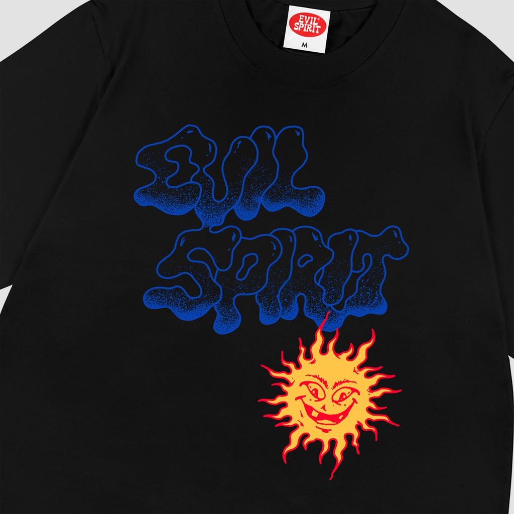 EVILSPIRIT KAOS OVERSIZE - THE SUN BLACK UNISEX