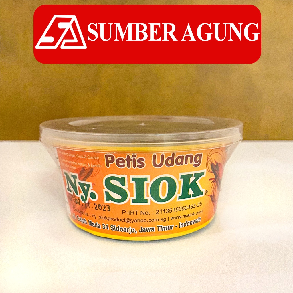 

Petis Udang Nyonya Ny Siok 250gr Asli