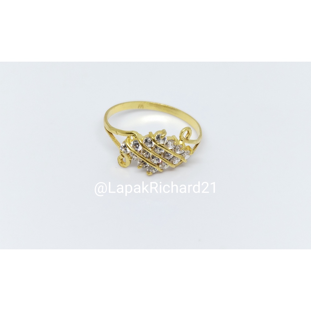 Cincin emas muda 1gram cincin emas perhiasan