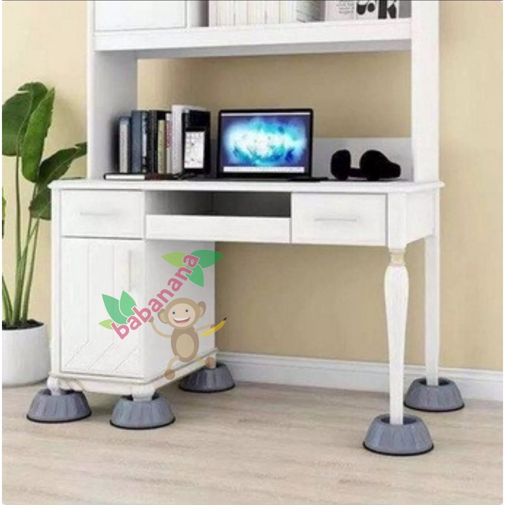 Alas Kaki Anti Getar Mesin Cuci Meja Kulkas Karet Anti Slip Getaran