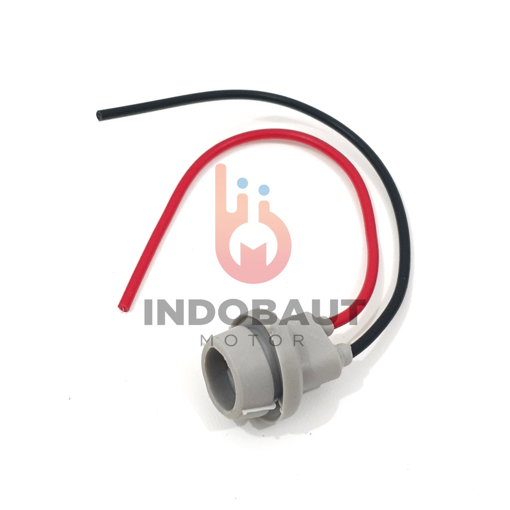 Soket Fitting Lampu Sen Sein Senja Bohlam T10 T13 Motor Mobil