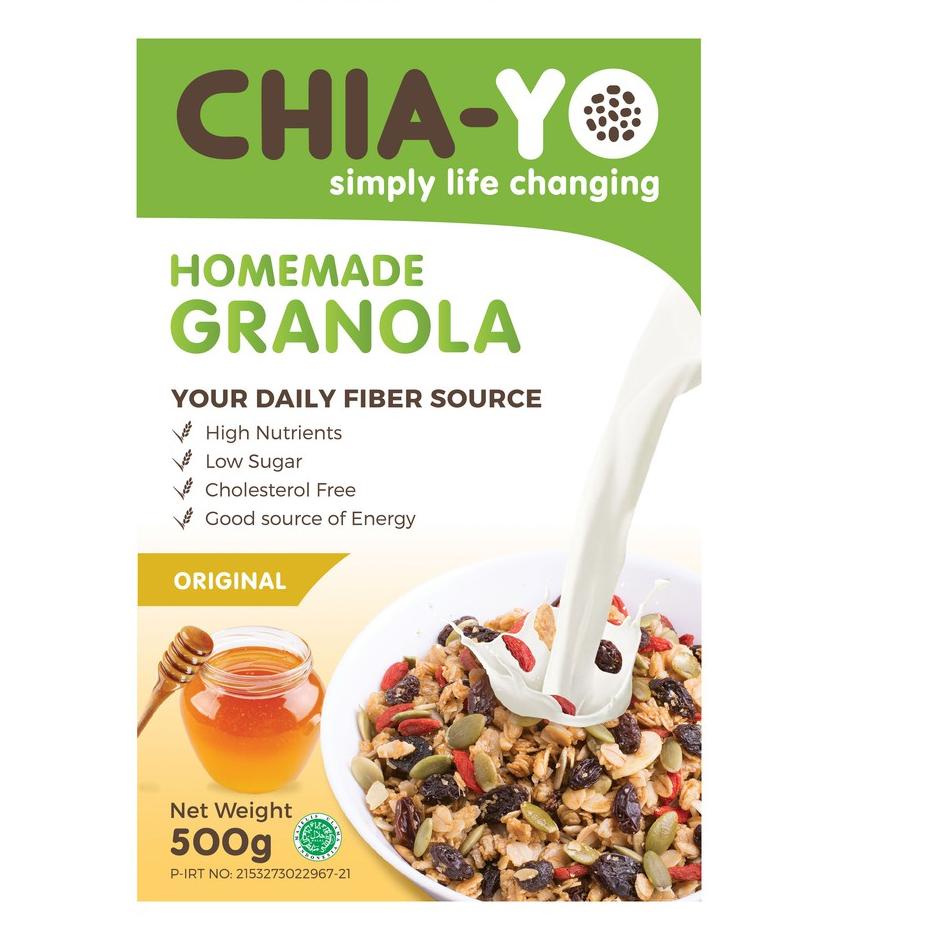 

✩ Chiayo Homemade Granola Original 500gr ➼