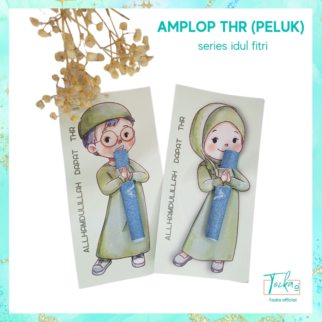 Amplop peluk I angpau thr lebaran isi 10