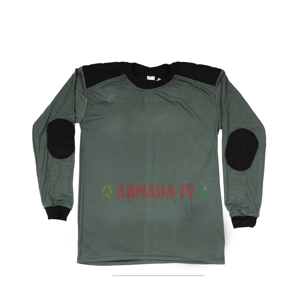 Kaos PHH Panjang Kaos Bantal Kaos Tembak Hijau - Hitam