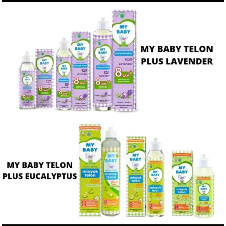 My Baby Minyak Telon Plus Eucalyptus Longer Protection 60 mL 90 mL 150 mL